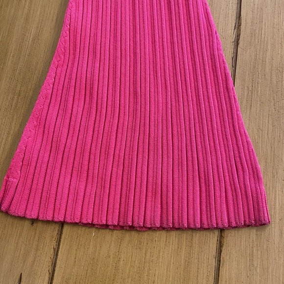 Adam lippes womens pink knit flare stretchy comfortable pants size small - Picture 13 of 15